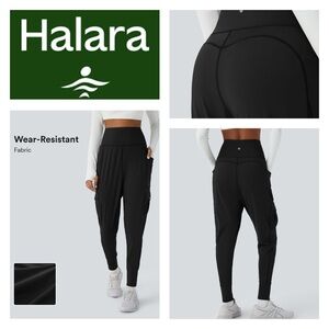 HALARA Wear-Resistant High Waisted Multiple Pockets
Hiking Pile Joggers